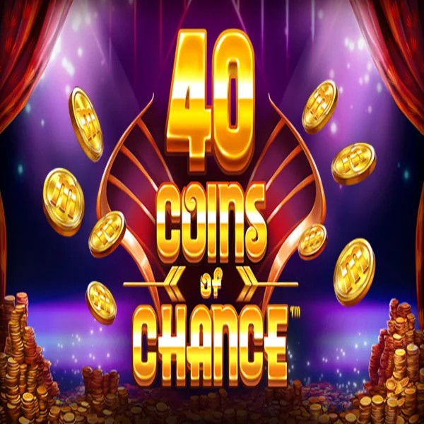 40 Coins of Chance online game logo by SYNOT Games on leovegascasino.gr