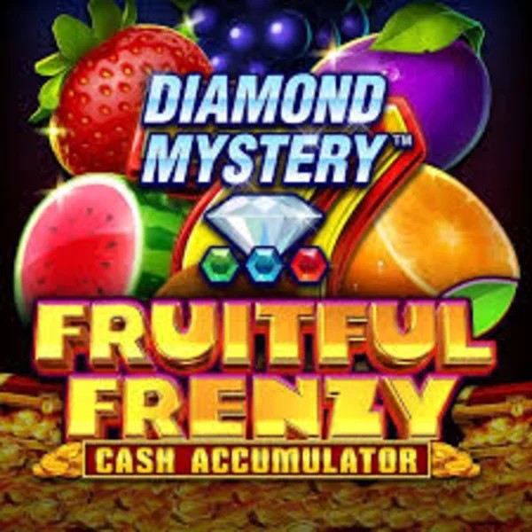 Diamond Mystery Fruitful Frenzy Cash Accumulator by Greentube, showcased at leovegascasino.gr – game logo